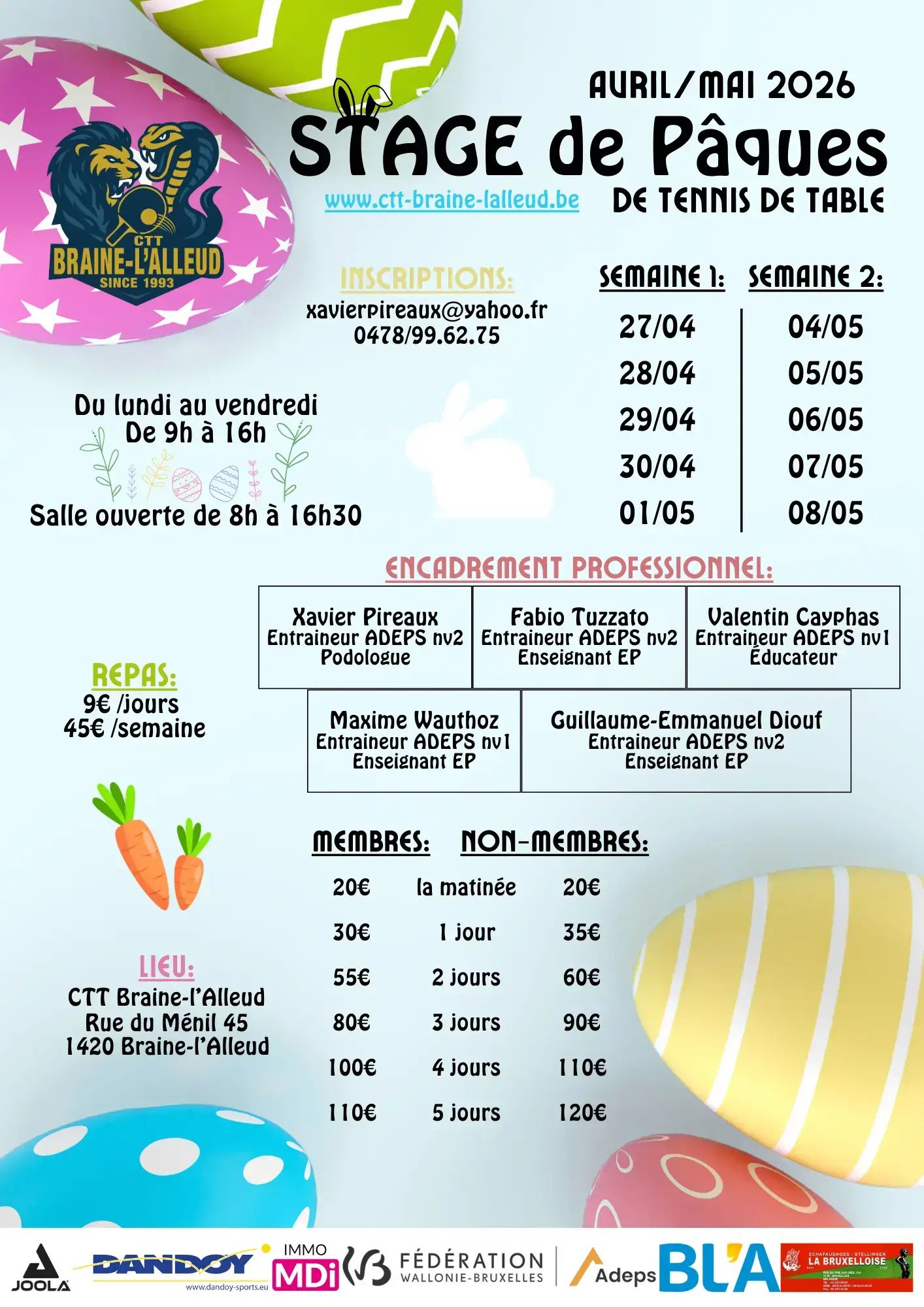 CTT stage Paques 2026.webp